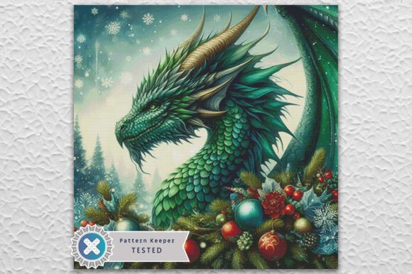 A Designer's Review of the Christmas Dragon Cross Stitch Pattern