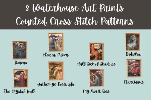 A Designer's Review of Waterhouse Cross Stitch Patterns