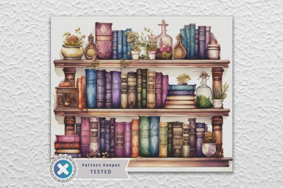 A Detailed Review of the Bookshelf Plants Cross Stitch Pattern