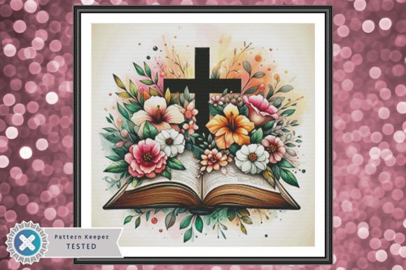 A Detailed Review of the Floral Cross Bible Cross Stitch Pattern