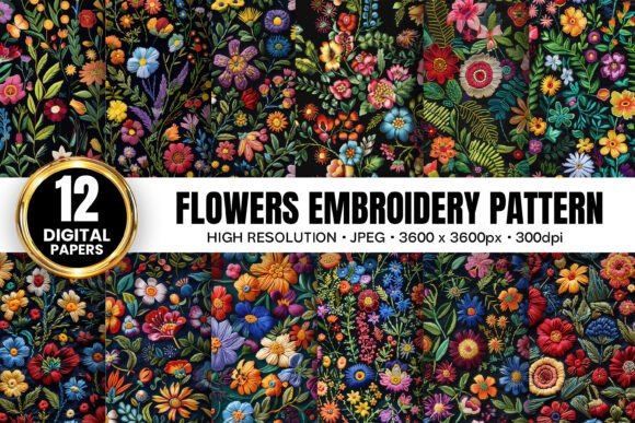 A Hands-On Review of Botanical Flowers Embroidery Patterns