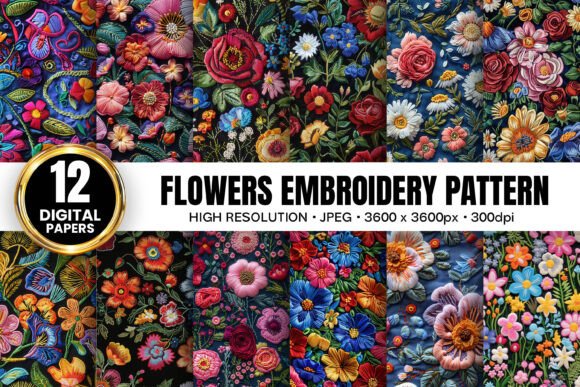 A Professional's Review of Flowers Embroidery Seamless Patterns