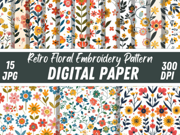 A Retro Floral Embroidery Pattern Review for Real Projects