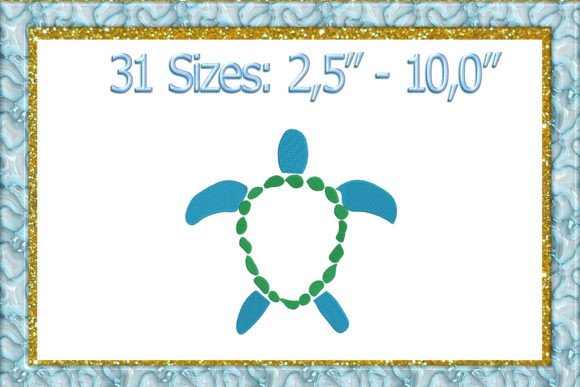 An Embroidery Designer Reviews the Turtle Monogram Frame
