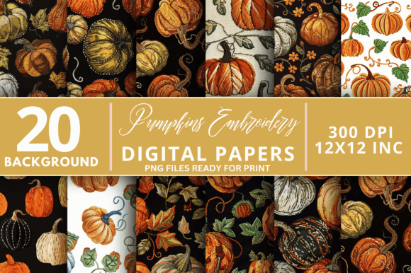 An Embroidery Designer's Review of the Pumpkins Bundle