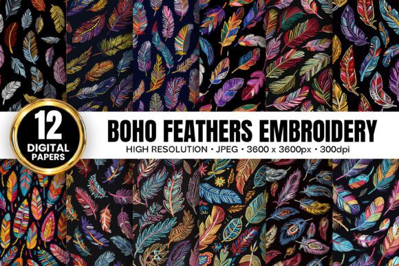 Boho Birds Feathers Embroidery Patterns: A Designer's Review