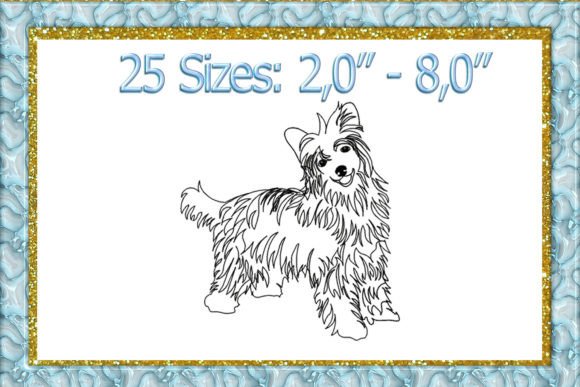 Chinese Crested Powder Puff: A Cozy Holiday Embroidery Review
