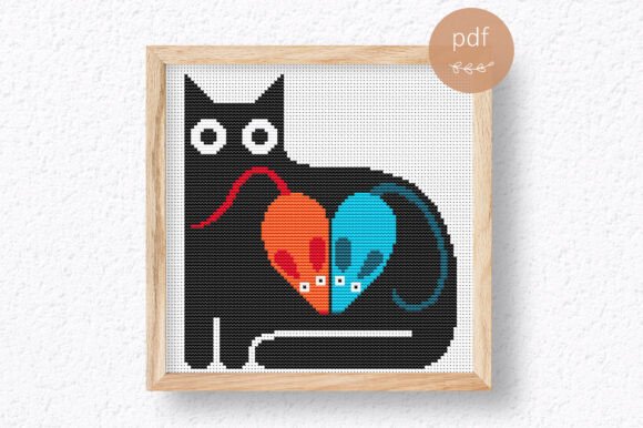 Creative Fabrica's Colorful Cats Cross Stitch Pattern Review