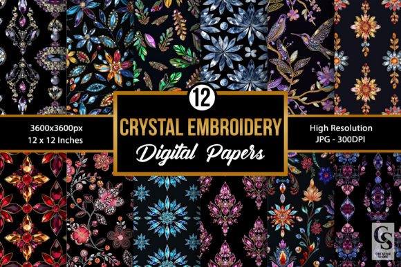 Crystal Embroidery Seamless Patterns: A Designer's In-Depth Review