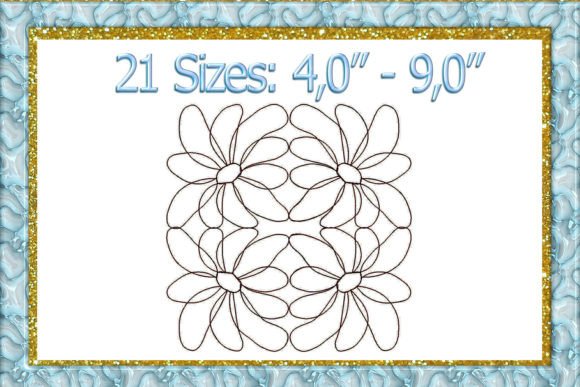 Evaluating the Flower Quilt Block Embroidery Design