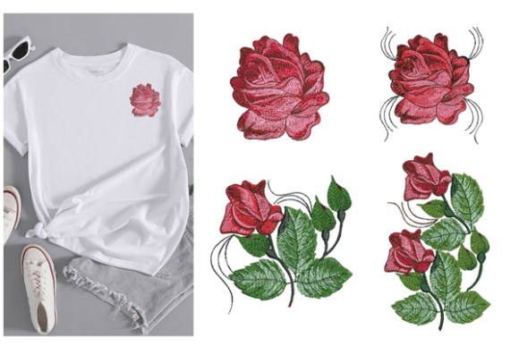 Evaluating the Rose Flower Embroidery Design for Your Small Shop