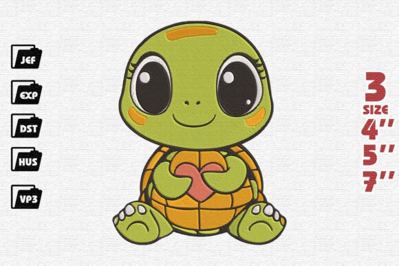 Why Cute Baby Turtle Embroidery is a Craft Fair Winner